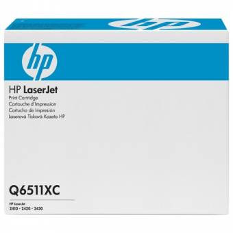 Картридж HP Q6511XC оригинальный чёрный для принтеров HP Laserjet 2410 | HP Laserjet 2420 | HP Laserjet 2430