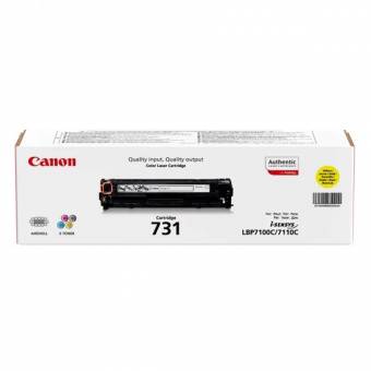 Картридж Canon 6269B002 731Y оригинальный желтый для принтеров Canon i-Sensys LBP7100 | Canon i-Sensys LBP7110 | Canon i-SensysMF8230cn | Canon i-SensysMF8280cw