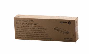 Картридж Xerox 106R02249 оригинальный синий для принтеров Xerox Phaser 6600 | Xerox WorkCentre 6605