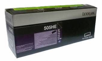 Картридж Lexmark 50F5H0E 505HE оригинальный чёрный для принтеров Lexmark MS415 | Lexmark MS610 | Lexmark MS312 | Lexmark MS510 | Lexmark MS410 | Lexmark MS310