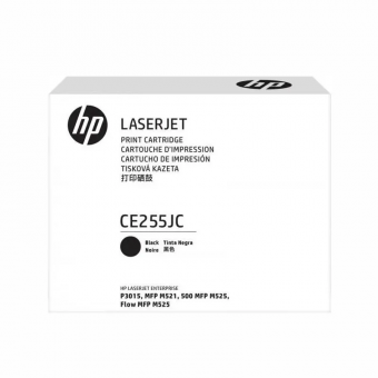 Картридж HP CE255JC оригинальный чёрный для принтеров HP LaserJet Enterprise P3015 | HP LaserJet Enterprise 500 MFP M525