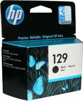 Картридж HP C9364HE 129 оригинальный чёрный для принтеров HP DeskJet 5943 | HP DeskJet 6943 | HP DeskJet 6983 | HP DeskJet D4163 | HP OfficeJet 6313 | HP OfficeJet H470 | HP PhotoSmart 2573 | HP PhotoSmart 8053 | HP PhotoSmart C4183 | HP PhotoSmart D5063 