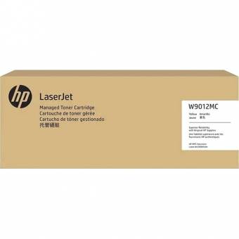 Картридж HP W9012MC оригинальный жёлтый для принтеров HP Color LaserJet E85055dn