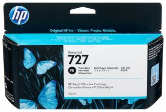Картридж HP B3P23A 727 оригинальный чёрный для принтеров HP Designjet T920 | HP Designjet T1500 | HP Designjet T2504