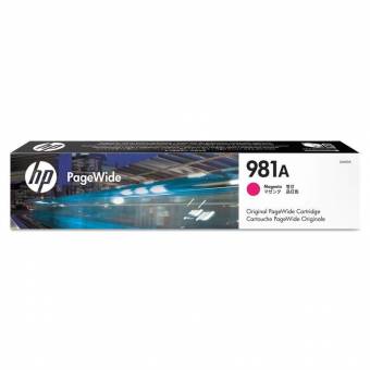 Картридж HP J3M69A 981A оригинальный красный для принтеров HP PageWide Enterprise Color 556dn | HP PageWide Enterprise Color 556xh | HP PageWide Enterprise Color Flow MFP 586z | HP PageWide Enterprise Color MFP 586dn | HP PageWide Enterprise Color MFP 586