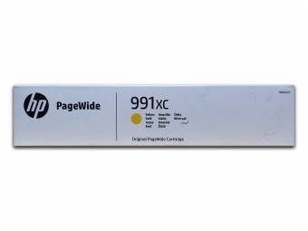 Картридж HP M0K25XC 991XC оригинальный жёлтый для принтеров HP PageWide Pro 772dn | HP PageWide Pro 777z | HP PageWide Pro 750dw