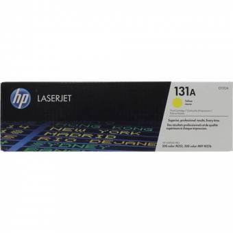 Картридж HP CF212A 131A оригинальный желтый для принтеров HP LASERJET PRO 200 color M251 | HP LASERJET PRO 200 color MFP M276
