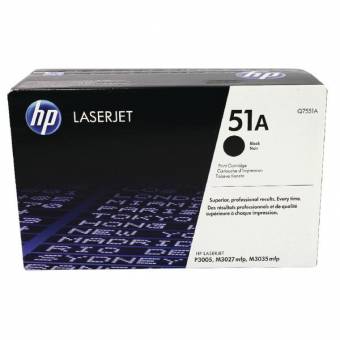 Картридж HP Q7551A 51A оригинальный чёрный для принтеров HP Laserjet P3005 | HP Laserjet M3027 MFP | HP Laserjet M3035 MFP