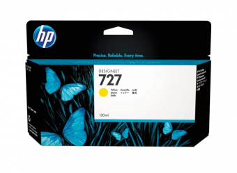 Картридж HP B3P21A 727 оригинальный желтый для принтеров HP Designjet T920 | HP Designjet T1500 | HP Designjet T2502