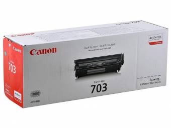 Картридж Canon 7616A005 703 оригинальный чёрный для принтеров Canon LBP 2900 | Canon LBP 3000