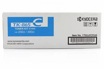 Картридж Kyocera TK-865C оригинальный для принтеров Kyocera TASKalfa 250ci/ 300ci