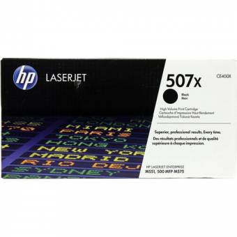 Картридж HP CE400X 507X оригинальный чёрный для принтеров HP LaserJet Enterprise M551 | HP LaserJet Enterprise 500 MFP | HP LaserJet Enterprise M575