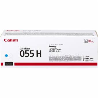 Картридж Canon 3019C002 055HC оригинальный синий для принтеров Canon i-Sensys LBP660C Series | Canon Color imageCLASS MF740C Series