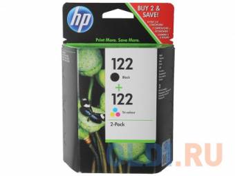Комплект картриджей HP CR340HE №122 оригинальный цветной для принтеров HP Deskjet 1000 | HP Deskjet 1050A | HP Deskjet 2000 | HP Deskjet 2050A | HP Deskjet 2054A | HP Deskjet 3000 | HP Deskjet 3050A | HP Deskjet 3052A | HP Deskjet 3054A