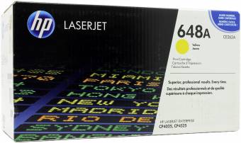 Картридж HP CE262A № 648A оригинальный для принтеров HP Color Laserjet cp4020, cp4025, cp4025dn, cp4025n, cp4520, cp4525, cp4525dn, p4525n, p4525xh