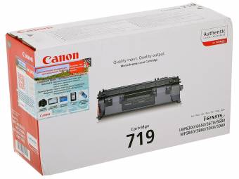 Картридж Canon 719 оригинальный для принтеров Canon I-Sensys mf5840, mf5840dn, mf5880, mf5880dn, lbp-6300, lbp-6300dn, lbp-6650, lbp-6650dn