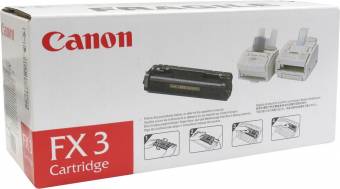 Картридж Canon 1557A003 FX3 оригинальный чёрный для принтеров Canon L200 | Canon L220 | Canon L240 | Canon L290 | Canon L300 | Canon L350