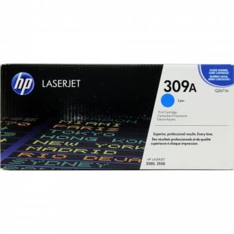 Картридж HP Q2671A 309A оригинальный синий для принтеров HP Laserjet 3500 | HP Laserjet 3550