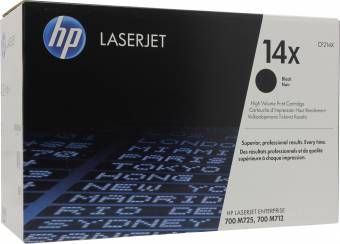 Картридж HP CF214X № 14X оригинальный для принтеров HP LaserJet Enterprise 700 Printer M712dn, M712xh, M725dn, M725f, M725z