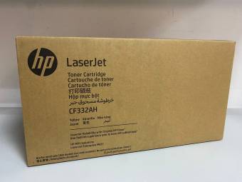 Картридж HP CF332AH оригинальный желтый для принтеров HP Laserjet Enterprise M652