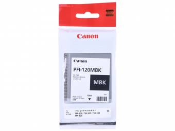 Картридж Canon 2884C001 PFI-120MBK оригинальный чёрный для принтеров Canon imagePROGRAF TM-200 | Canon imagePROGRAF TM-205 | Canon imagePROGRAF TM-300 | Canon imagePROGRAF TM-305