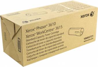 Картридж Xerox 106R02721 оригинальный чёрный для принтеров Xerox Phaser 3610 | Xerox WorkCentre 3615