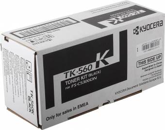 Картридж Kyocera 1T02HN0EU0 TK-560K оригинальный чёрный для принтеров Kyocera FS-C5300DN | Kyocera FS-C5300DN | Kyocera FS-C5350 | Kyocera FS-C5350DN | Kyocera ECOSYS P6030 | Kyocera ECOSYS P6030CDN