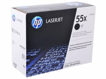 Картридж HP CE255X № 55X оригинальный для принтеров HP LaserJet p3010, p3010d, p3015, p3015d, p3015dn, p3015n, p3015x
