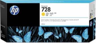 Картридж HP F9K15A 728 оригинальный жёлтый для принтеров HP DesignJet T730 | HP DesignJet MFP T830