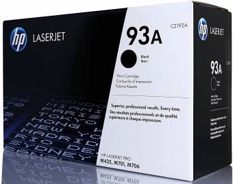 Картридж HP CZ192A 93A оригинальный чёрный для принтеров HP LASERJETPRO M435 | HP LASERJETPRO M701 | HP LASERJETPRO M706