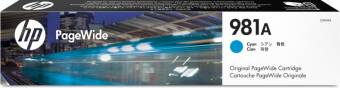 Картридж HP J3M68A 981A оригинальный синий для принтеров HP PageWide Enterprise Color 556dn | HP PageWide Enterprise Color 556xh | HP PageWide Enterprise Color Flow MFP 586z | HP PageWide Enterprise Color MFP 586dn | HP PageWide Enterprise Color MFP 586f
