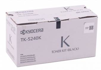 Картридж Kyocera 1T02R70NL0 TK-5240K оригинальный чёрный для принтеров Kyocera ECOSYS P5026cdn | Kyocera ECOSYS P5026cdw | Kyocera ECOSYS M5526cdn | Kyocera ECOSYS M5526cdw